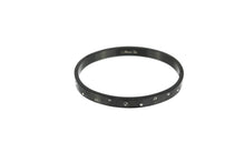 Load image into Gallery viewer, Sterling Silver Bangle in Matte Black