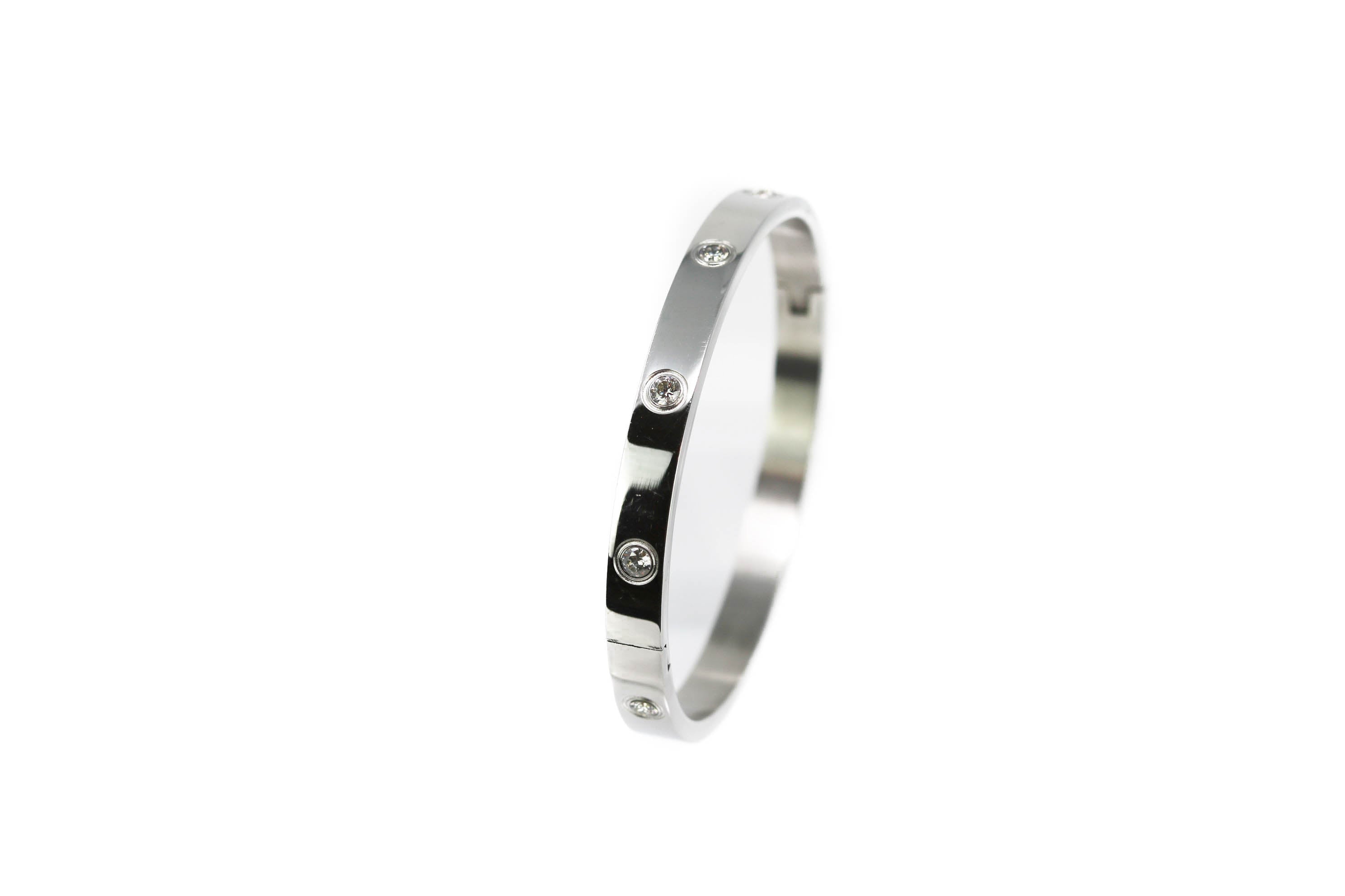 Signature Silver Cartier Love Bracelet