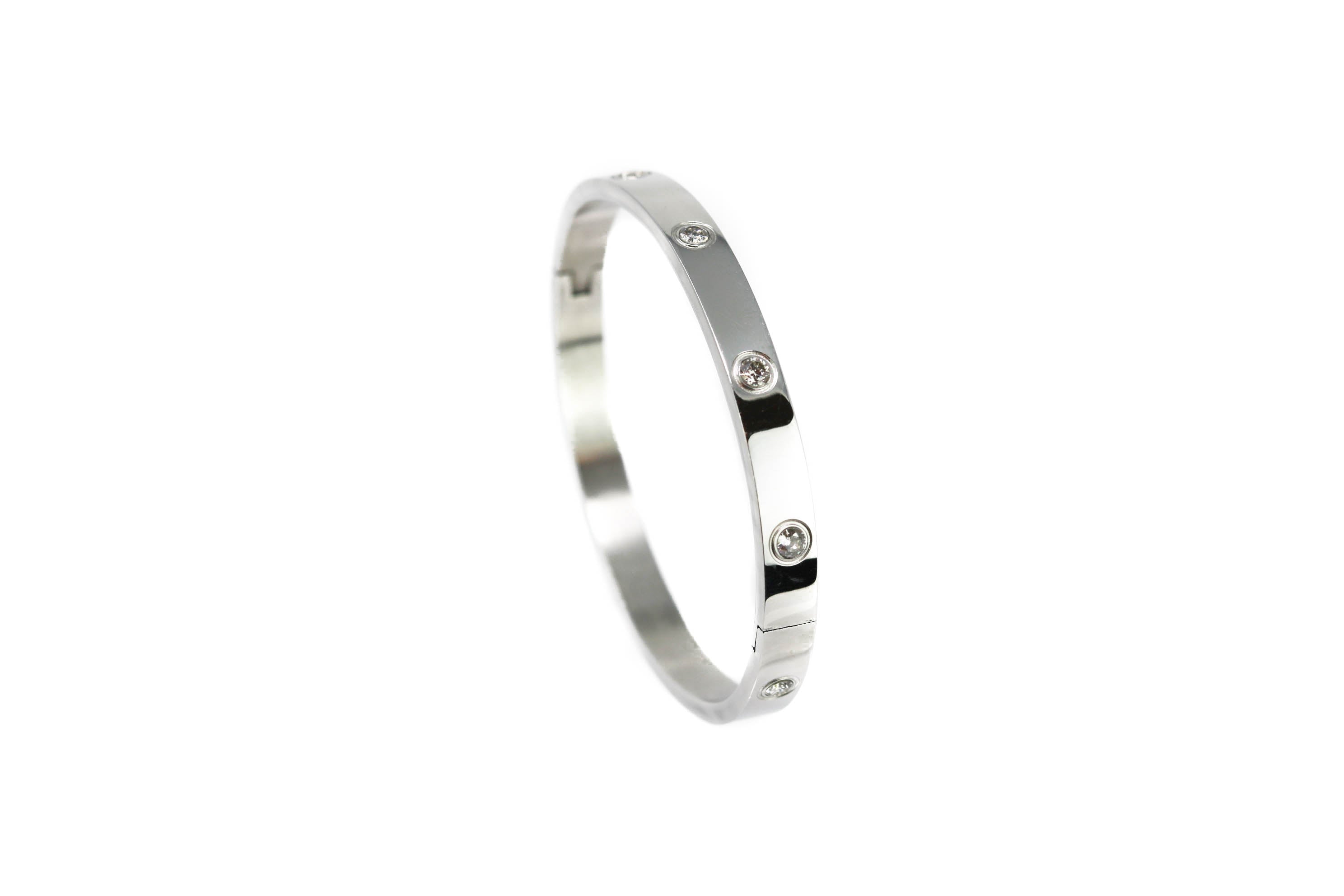 Signature Silver  Cartier Silver Bangle