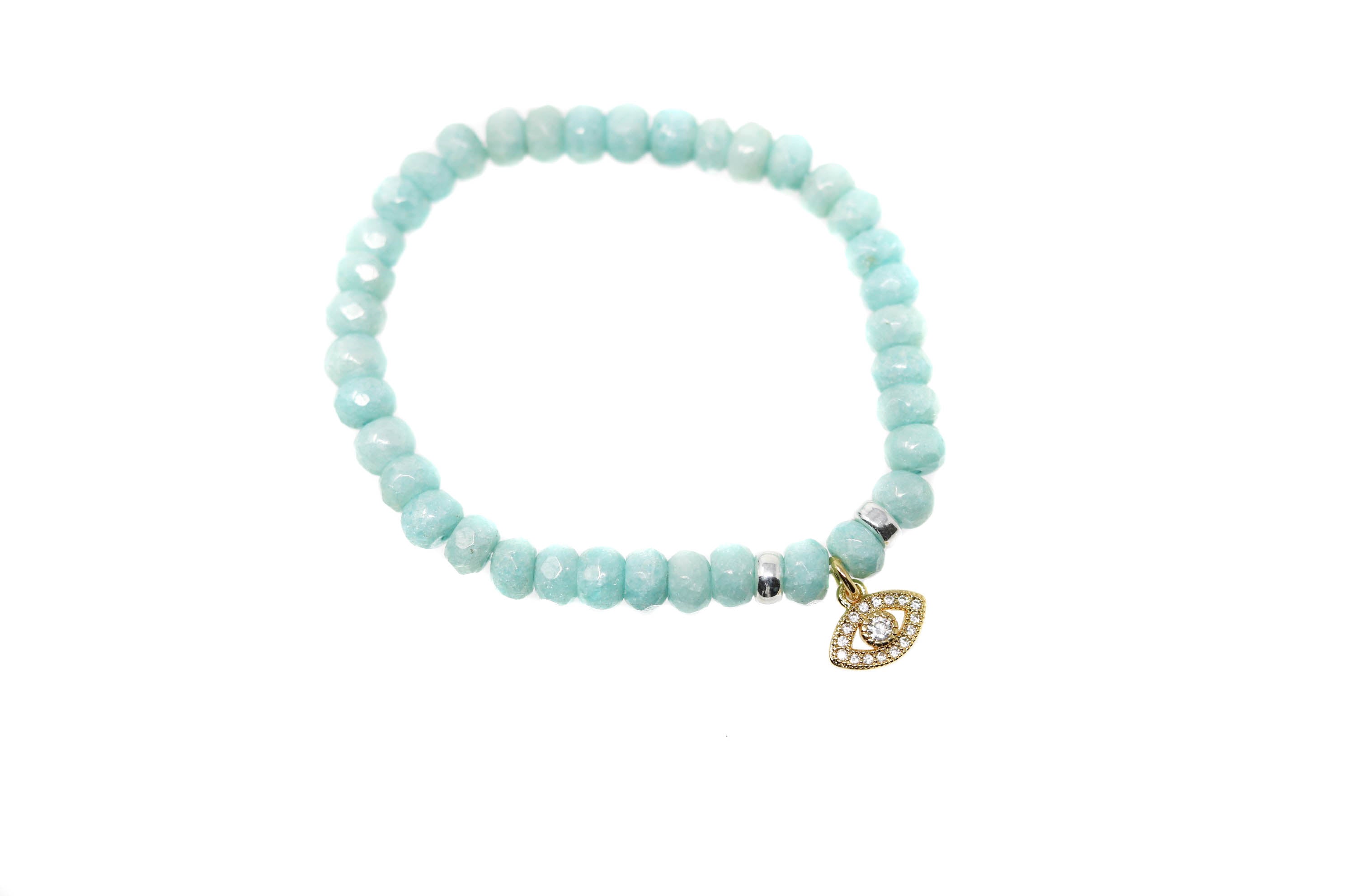 Golden Eye Turquoise Evil Eye