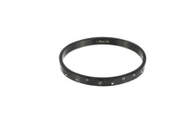 Load image into Gallery viewer, Sterling Silver Bangle in Matte Black 