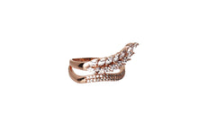 Load image into Gallery viewer, Rose Gold Ring with Swarovski Crystals