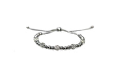 Load image into Gallery viewer, Silver Bead Bracelet