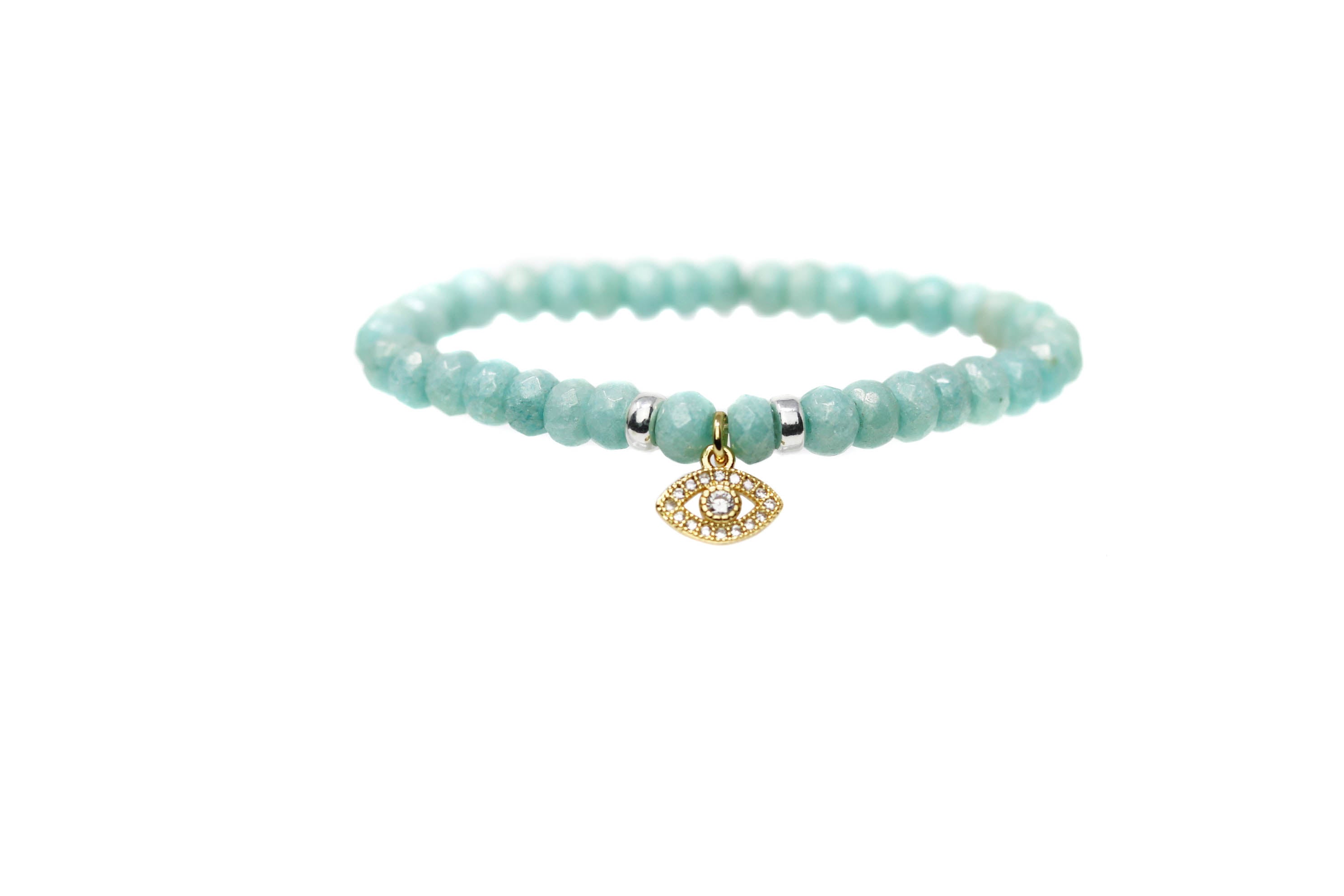 Golden Eye Turquoise Evil Eye