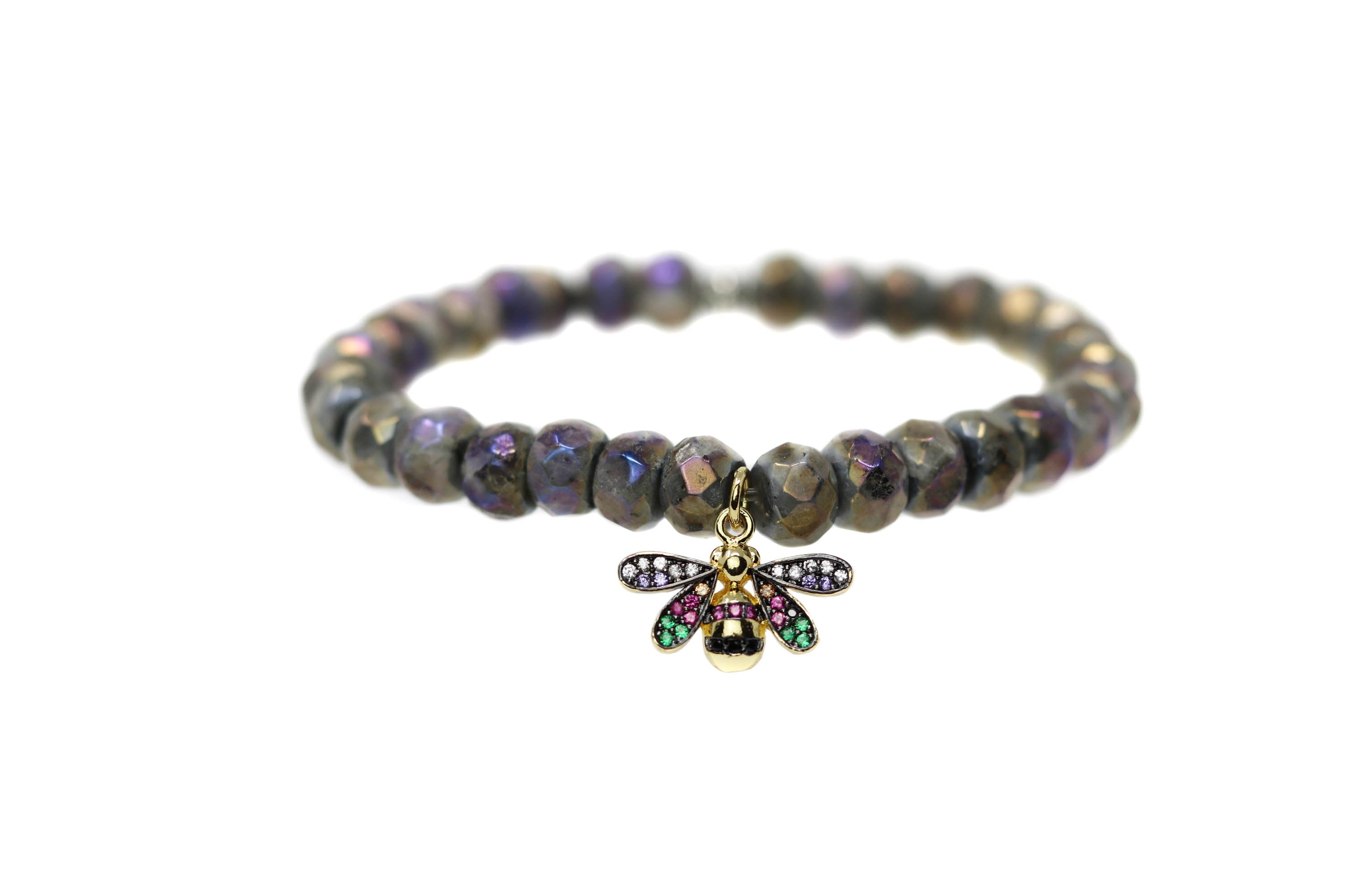 Rainbow Bee Gucci Insect Bracelet