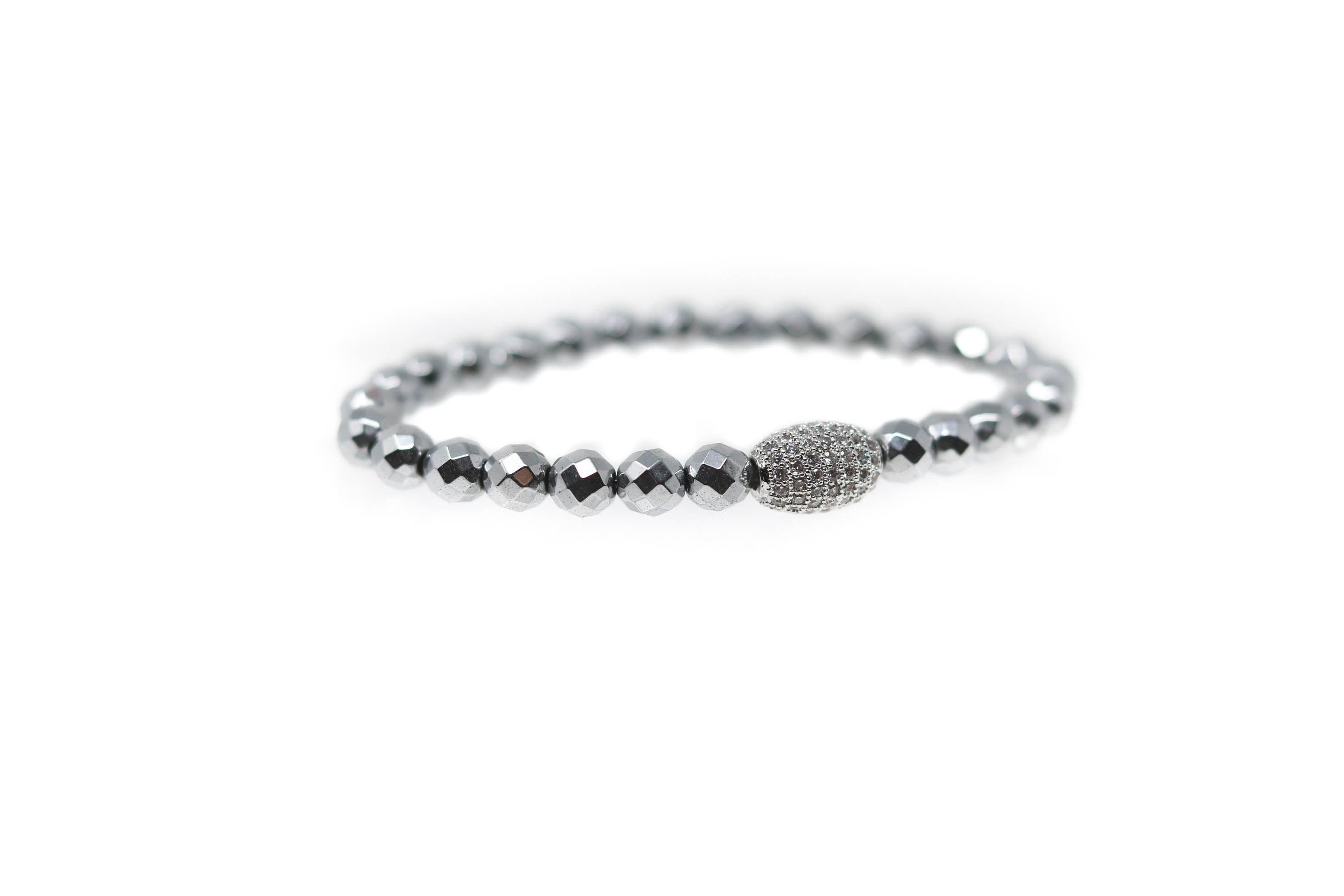 Silver Diamond Silver Bracelet