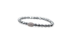 Load image into Gallery viewer, Silver Bead Bracelet