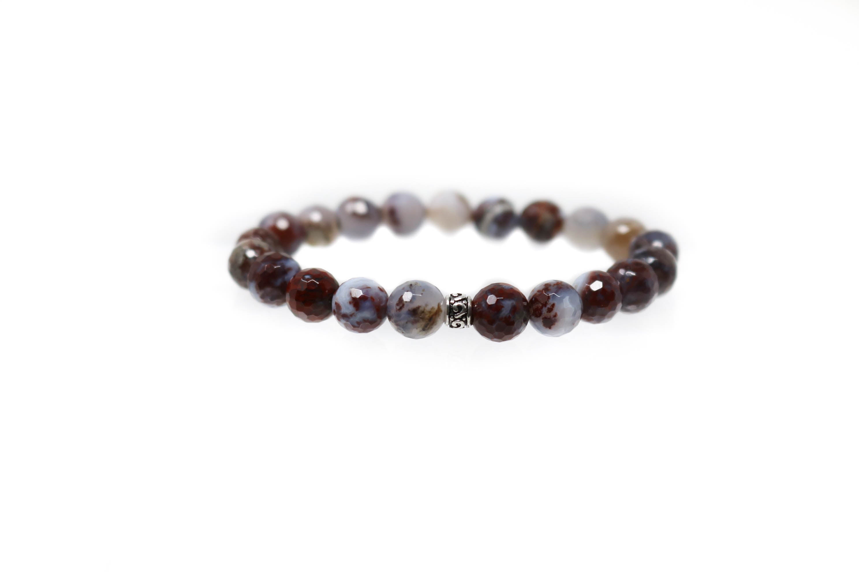 Natural Red Agate red agate bead bracelet