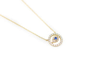 Load image into Gallery viewer, Gold Evil Eye Necklace