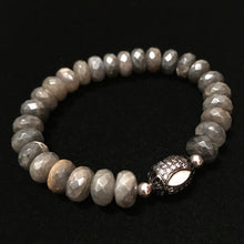Load image into Gallery viewer, White Opal with Labradorite beads