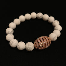 Load image into Gallery viewer, Rose Gold Howlite