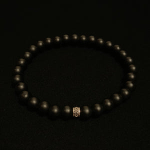 Black Onyx Beaded Bracelet