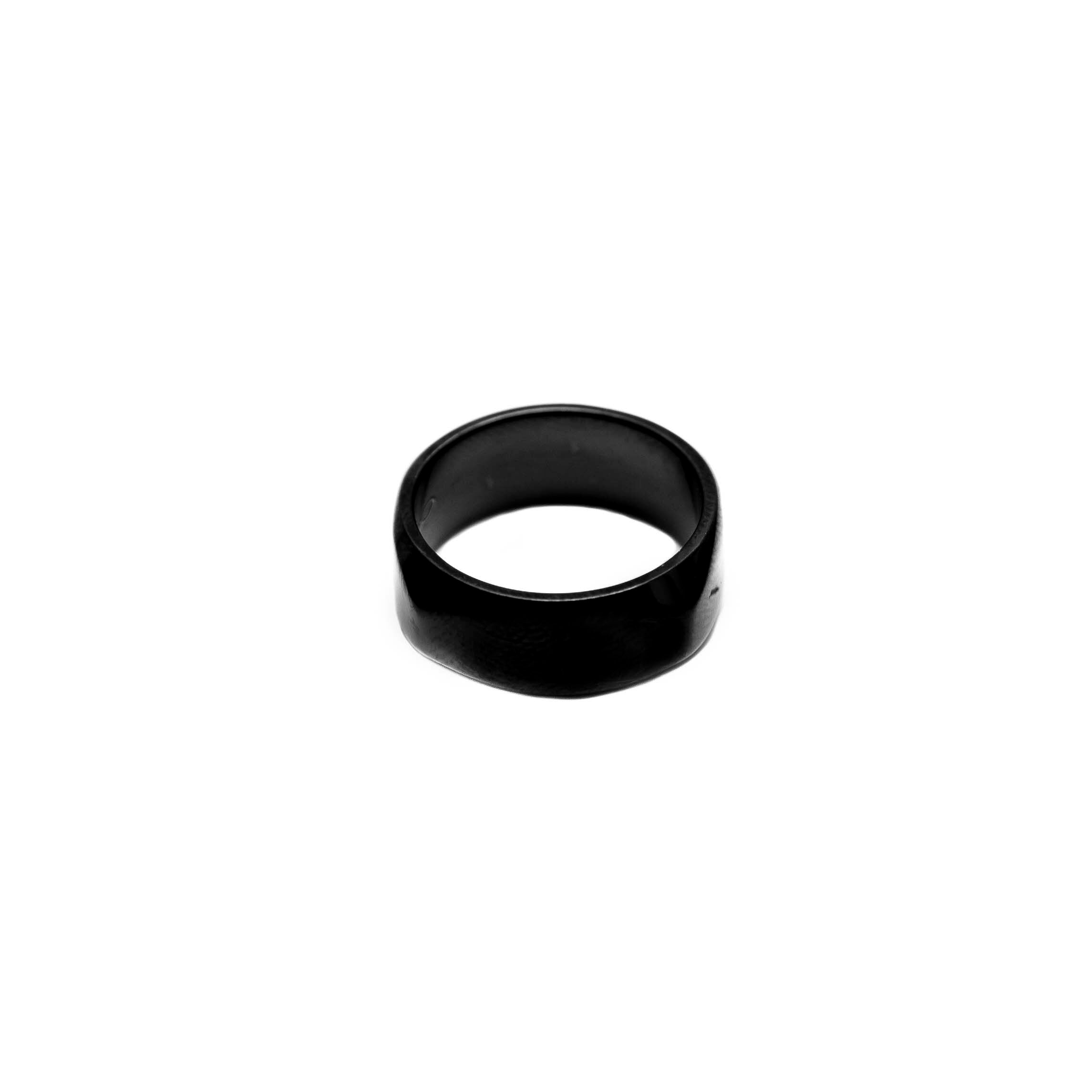 Black Bolt Black Mens Ring