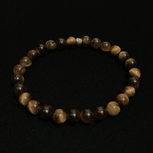 Tigers Eye Beaded Bracelet