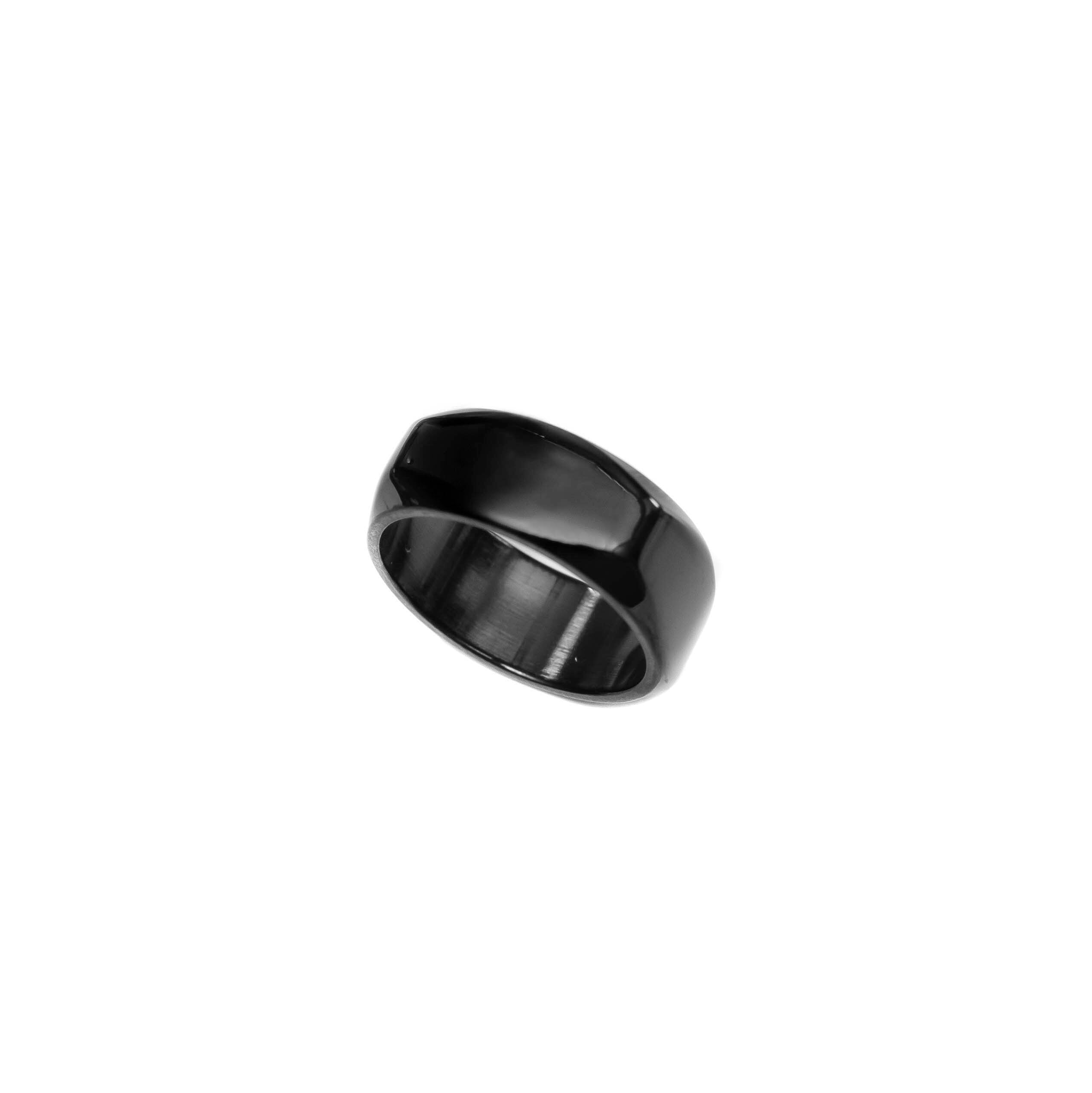 Black Bolt Black Mens Ring
