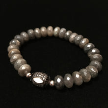 Load image into Gallery viewer, White Opal with Labradorite beads