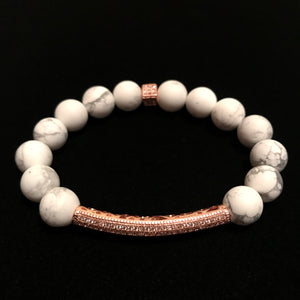 Rose Gold Beaded Bracelet