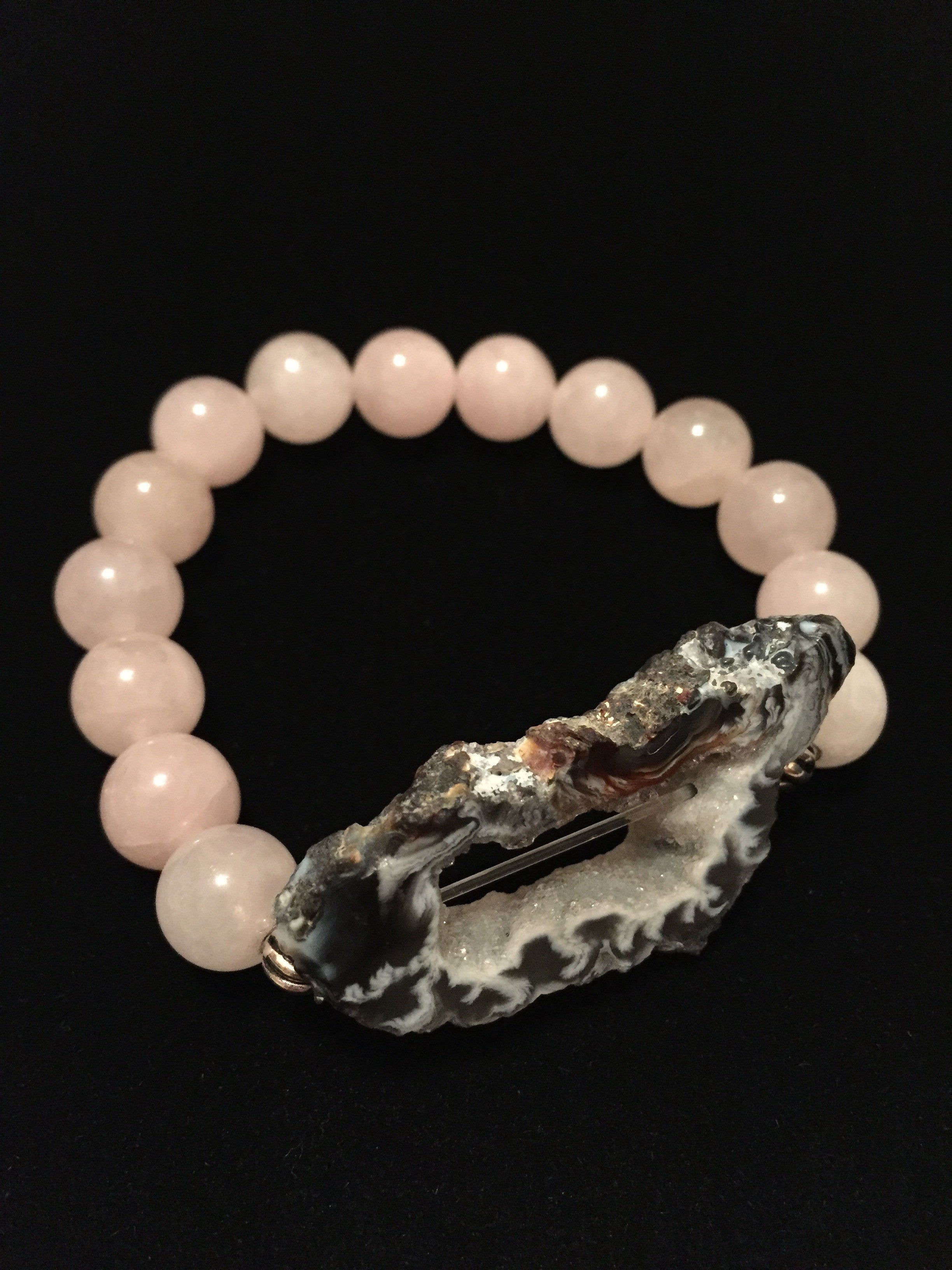 Healing Rose Quartz Geode Healing Rose Quartz Geode