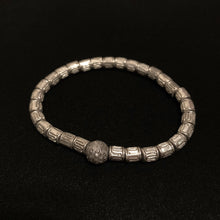 Load image into Gallery viewer, Silver Beads Pave Diamonds